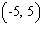 <strong>Complete the ordered pair for the equation. </strong> A) B) C) D) E)