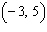 <strong>Complete the ordered pair for the equation. </strong> A) B) C) D) E)