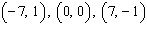 <strong>For the following equation, complete the given ordered pairs. </strong> A) B) C) D) E)