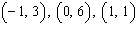 <strong>Complete the given ordered pairs for the equation. </strong> A) B) C) D) E)