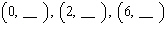 <strong>Complete the given ordered pairs for the equation. </strong> A) B) C) D) E)