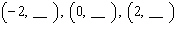 <strong>Complete the given ordered pairs for the equation. </strong> A) B) C) D) E)
