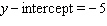 <strong>Find the slope and y -intercept for the line. </strong> A) B) C) D) E)