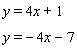 <strong>Solve the system of linear equations by graphing. </strong> A) B) C) D) E)