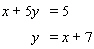 <strong>Solve the system of linear equations by graphing. </strong> A) B) C) D) E)