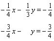 <strong>Solve the system of linear equations by the elimination method. </strong> A) B) C) The lines are parallel. D) The lines coincide. E)