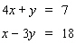 <strong>Solve the system by solving one of the equations for x or y and then use the substitution method. </strong> A) no solution B) C) dependent D) E)