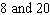 <strong>The difference of two numbers is Their sum is Find the two numbers.</strong> A) B) C) D) E)