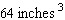 <strong>Find the volume of a cube if each side is 3 inches long.</strong> A) B) C) D) E)