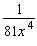 <strong>Write the expression with a positive exponent, and then simplify, when possible. </strong> A) B) C) D) E)