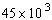 <strong>The number is not in scientific notation because 45 is larger than 10. Write in scientific notation.</strong> A) B) C) D) E)