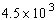 <strong>The number is not in scientific notation because 45 is larger than 10. Write in scientific notation.</strong> A) B) C) D) E)
