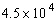 <strong>The number is not in scientific notation because 45 is larger than 10. Write in scientific notation.</strong> A) B) C) D) E)