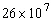 <strong>The number is not in scientific notation because 0.26 is less than 1. Write in scientific notation.</strong> A) B) C) D) E)