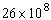 <strong>The number is not in scientific notation because 0.26 is less than 1. Write in scientific notation.</strong> A) B) C) D) E)