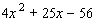 Subtract   from   .