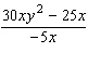Perform the division (find the quotient).  