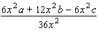 Perform the division (find the quotient).  