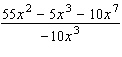 Perform the division (find the quotient).  