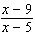 <strong>To reduce the following rational expression to lowest terms, you will have to use factoring by grouping. Be sure to factor each numerator and denominator completely before dividing out any common factors. (Remember, factoring by grouping takes two steps.) </strong> A) B) C) D) E)