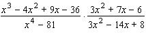 <strong>The following problem involves some factoring by grouping. Remember, before you can divide out factors common to the numerator and denominator of a product, you must factor completely. </strong> A) B) C) D) E)