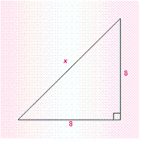 <strong>Find x in the right triangle. </strong> A) B) C) D) E)
