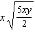 <strong>Put the radical expression into simplified form. Assume the variables represent positive numbers. </strong> A) B) C) D) E)