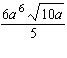 <strong>Put the radical expression into simplified form. Assume the variable represents a positive number. </strong> A) B) C) D) E)