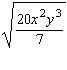 <strong>Put the radical expression into simplified form. Assume all variables represent positive numbers. </strong> A) B) C) D) E)