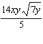 <strong>Put the radical expression into simplified form. Assume all variables represent positive numbers. </strong> A) B) C) D) E)