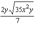 <strong>Put the radical expression into simplified form. Assume all variables represent positive numbers. </strong> A) B) C) D) E)