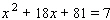 <strong>Solve the equation using the square root method. </strong> A) B) C) D) E)