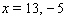<strong>Solve the equation using the square root method. </strong> A) B) C) D) E)