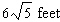 <strong>The lengths of all three sides of an equilateral triangle are 12 feet. Find the height of the triangle.</strong> A) B) C) D) E)