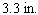 <strong>The displacement, in cubic inches, of a car engine is given by the formula: where is the stroke and is the bore, as shown here, and is the number of cylinders. Calculate the bore for the car with six cylinders, inches of stroke, and cubic inches of displacement. Use to approximate </strong> A) B) C) D) E)