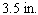 <strong>The displacement, in cubic inches, of a car engine is given by the formula: where is the stroke and is the bore, as shown here, and is the number of cylinders. Calculate the bore for the car with six cylinders, inches of stroke, and cubic inches of displacement. Use to approximate </strong> A) B) C) D) E)