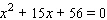 <strong>Solve the equation by using the quadratic formula. </strong> A) B) C) D) E)