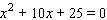 <strong>Solve the equation by using the quadratic formula. </strong> A) B) C) D) E)