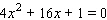 <strong>Solve the equation by using the quadratic formula. </strong> A) B) C) D) E)