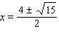 <strong>Solve the equation by using the quadratic formula. </strong> A) B) C) D) E)