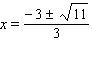 <strong>Solve the equation by using the quadratic formula. </strong> A) B) C) D) E)