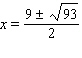 <strong>Solve the equation by using the quadratic formula. </strong> A) B) C) D) E)