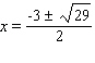 <strong>Solve the equation by using the quadratic formula. </strong> A) B) C) D) E)