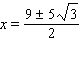 <strong>Solve the equation by using the quadratic formula. </strong> A) B) C) D) E)