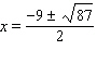 <strong>Solve the equation by using the quadratic formula. </strong> A) B) C) D) E)
