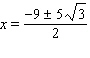 <strong>Solve the equation by using the quadratic formula. </strong> A) B) C) D) E)