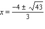 <strong>Solve the equation by using the quadratic formula. </strong> A) B) C) D) E)