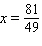 <strong>Solve the equation using the quadratic formula. (Notice )</strong> A) B) C) D) E)