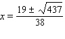 <strong>Solve the following equation by first multiplying both sides by the LCD and then applying the quadratic formula to the result. </strong> A) B) C) D) E)