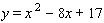 The graph of is shown in the figure. As you can see, the graph does not cross the -axis. If the graph did cross the -axis, the -intercepts would be solutions to the equation: Solve this equation. The solutions will confirm the fact that the graph cannot cross the -axis.